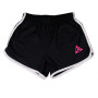 Ladys Black with Pink logo shorts