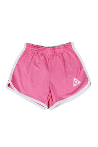 Ladys Pink logo shorts